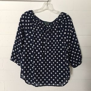 Lauren Blouse 3/4 Sleeve Blouse L